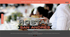Desktop Screenshot of hostalsanandres.com